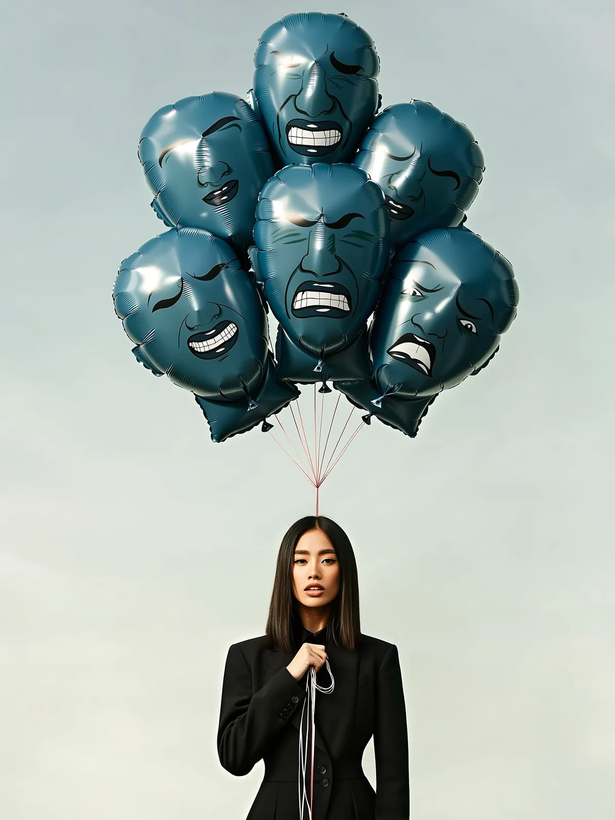 Balloon Heads AI photo look