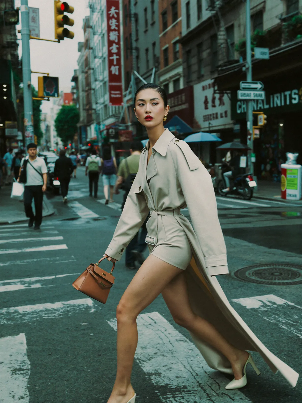 Street Crossing AI photo look