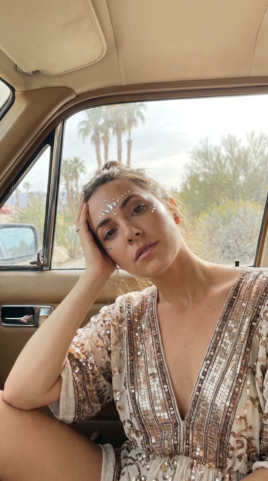 Coachella Roadtrip AI photo look