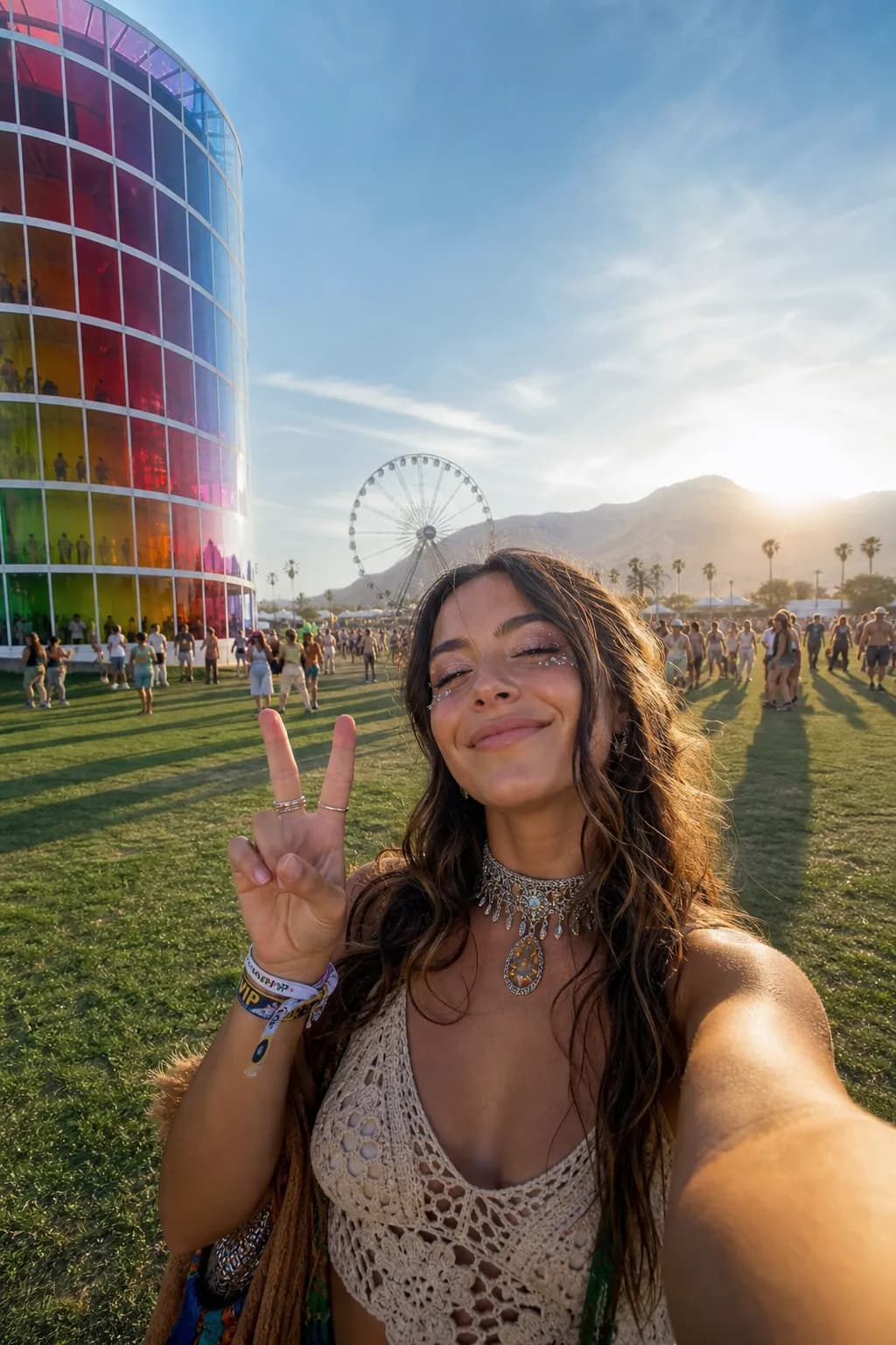 Coachella Selfie AI photo look