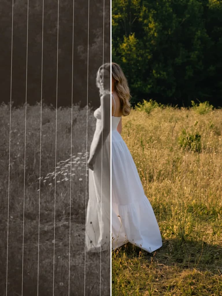 Old Photo Restore AI photo look example