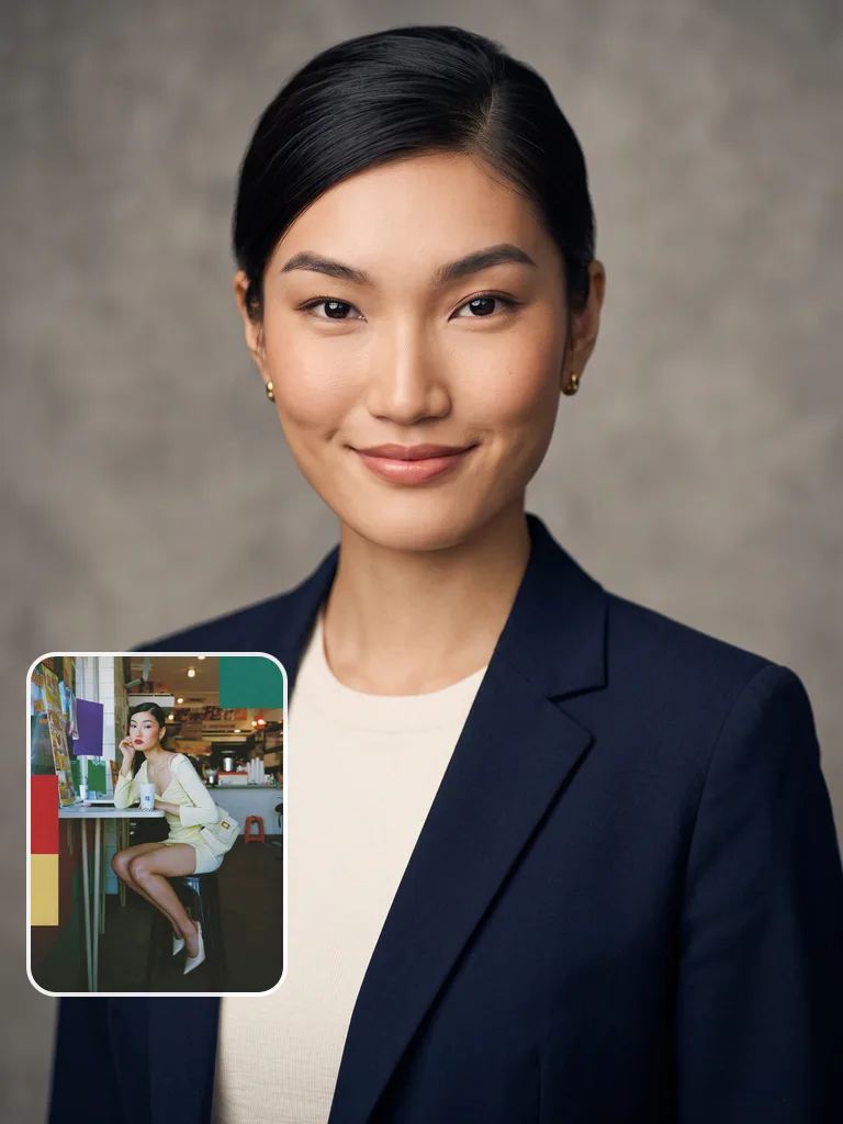 Pro Headshot AI photo look example