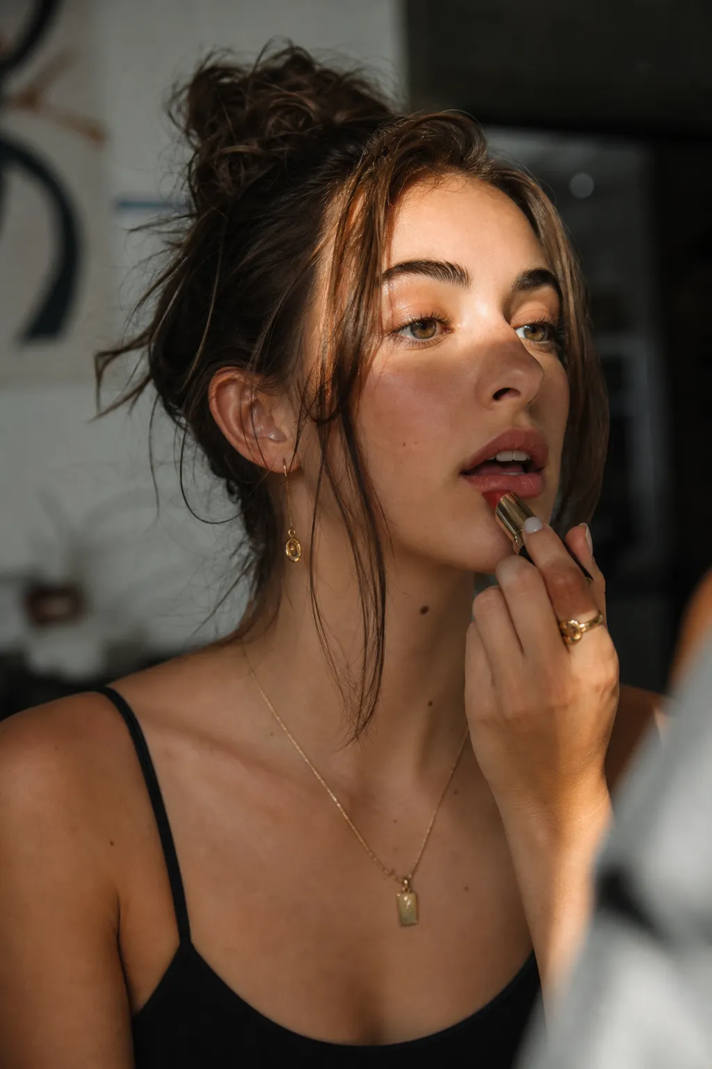 Lipstick Moment AI photo look