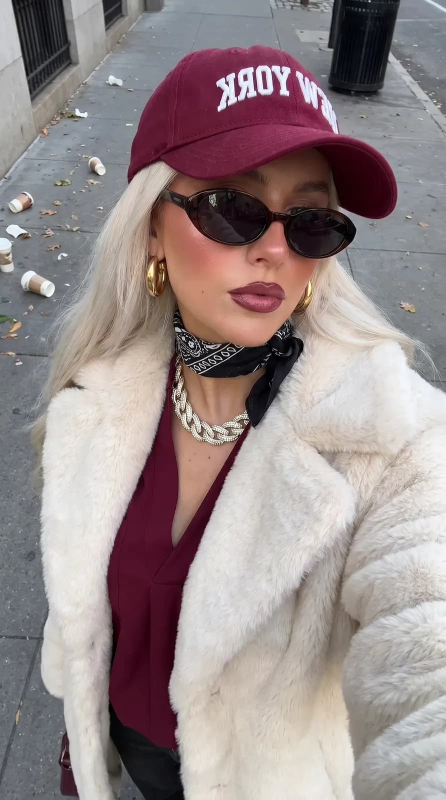 Platinum City Selfie AI photo look