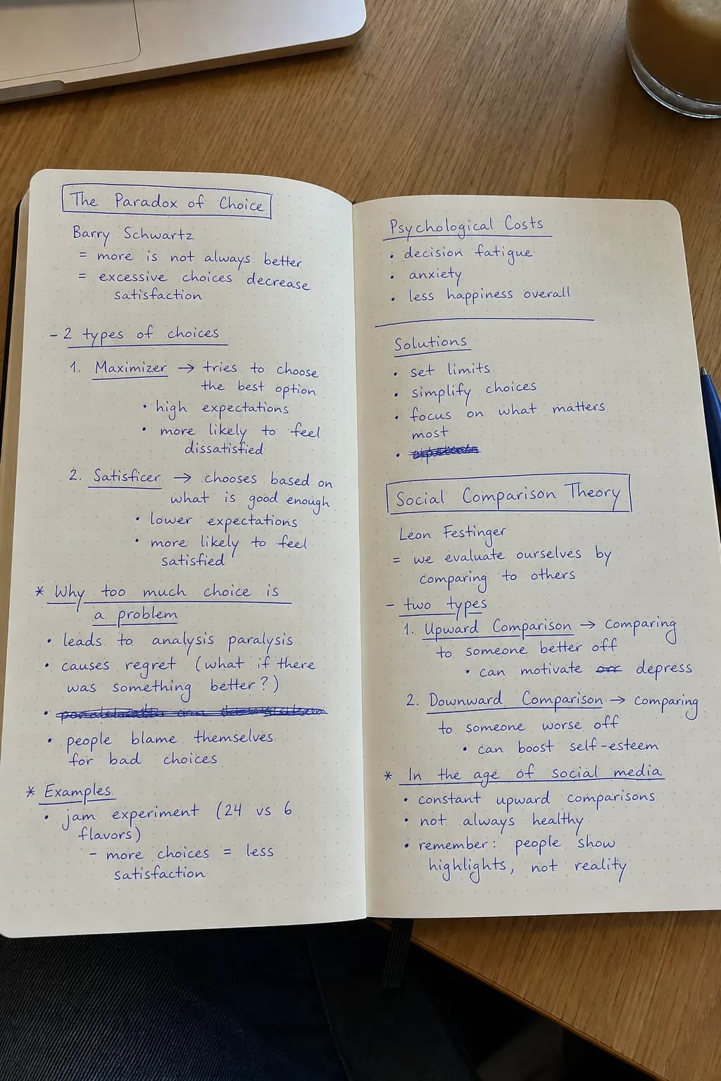 Study Notebook AI photo look example