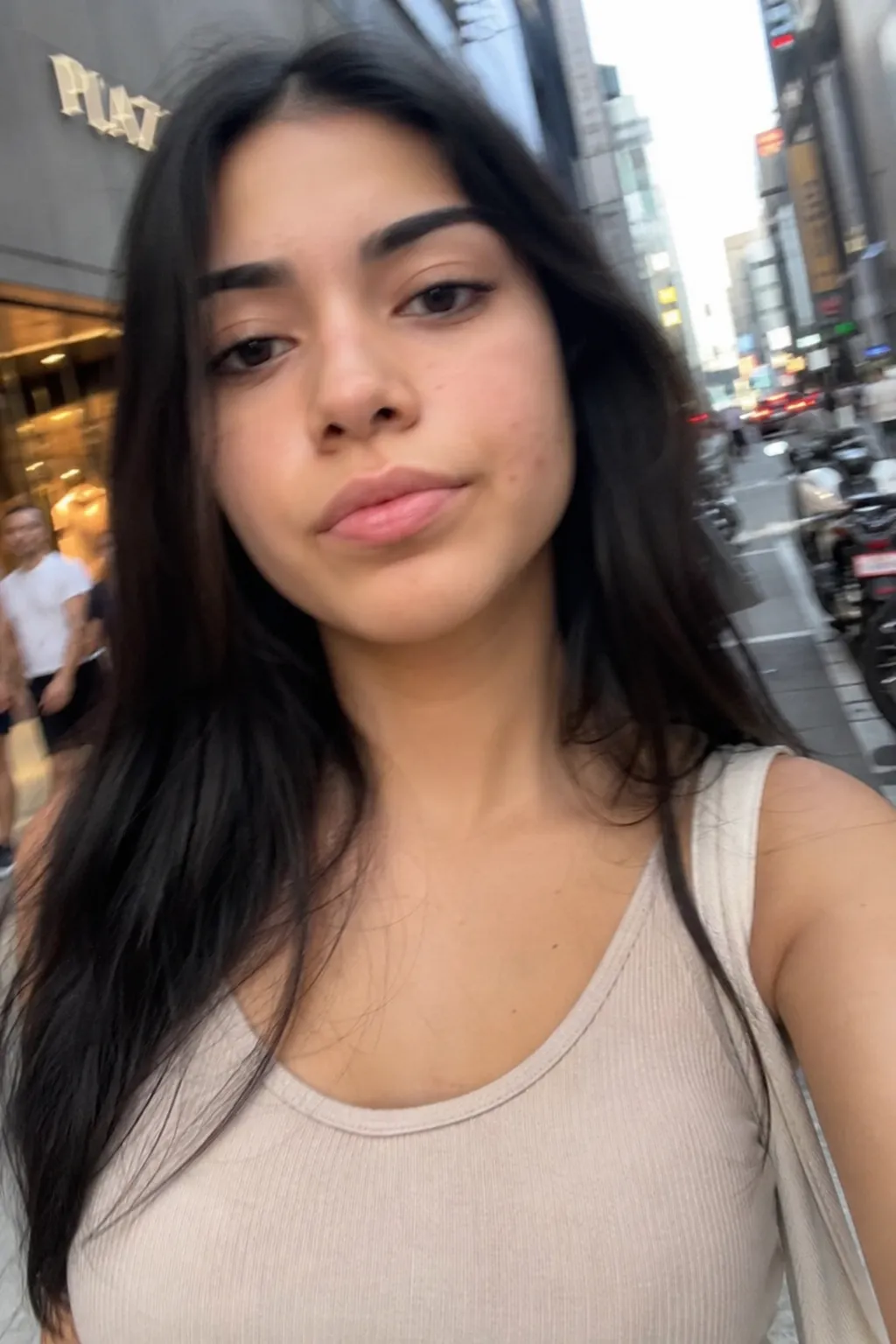 Walking Selfie AI photo look