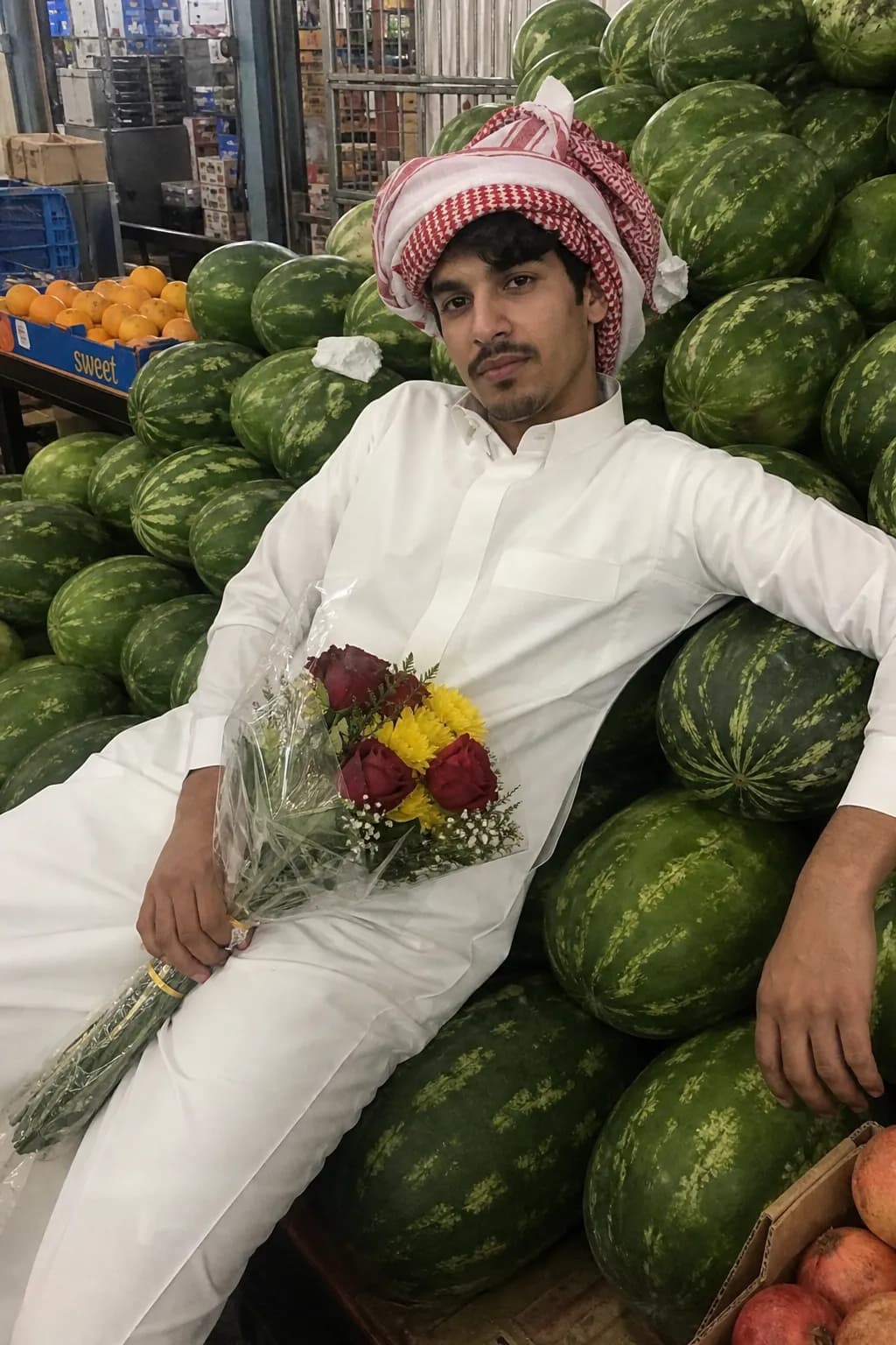 Watermelon Market AI photo look